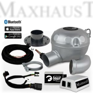 Complete set Maxhaust soundbooster